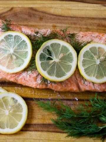 Sous Vide Salmon with Dill and Lemon