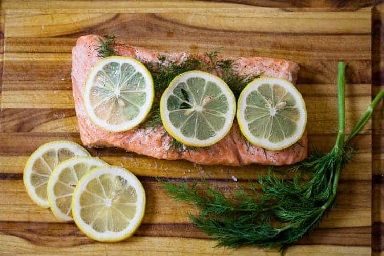 Sous Vide Salmon with Dill and Lemon