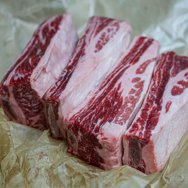 raw short ribs